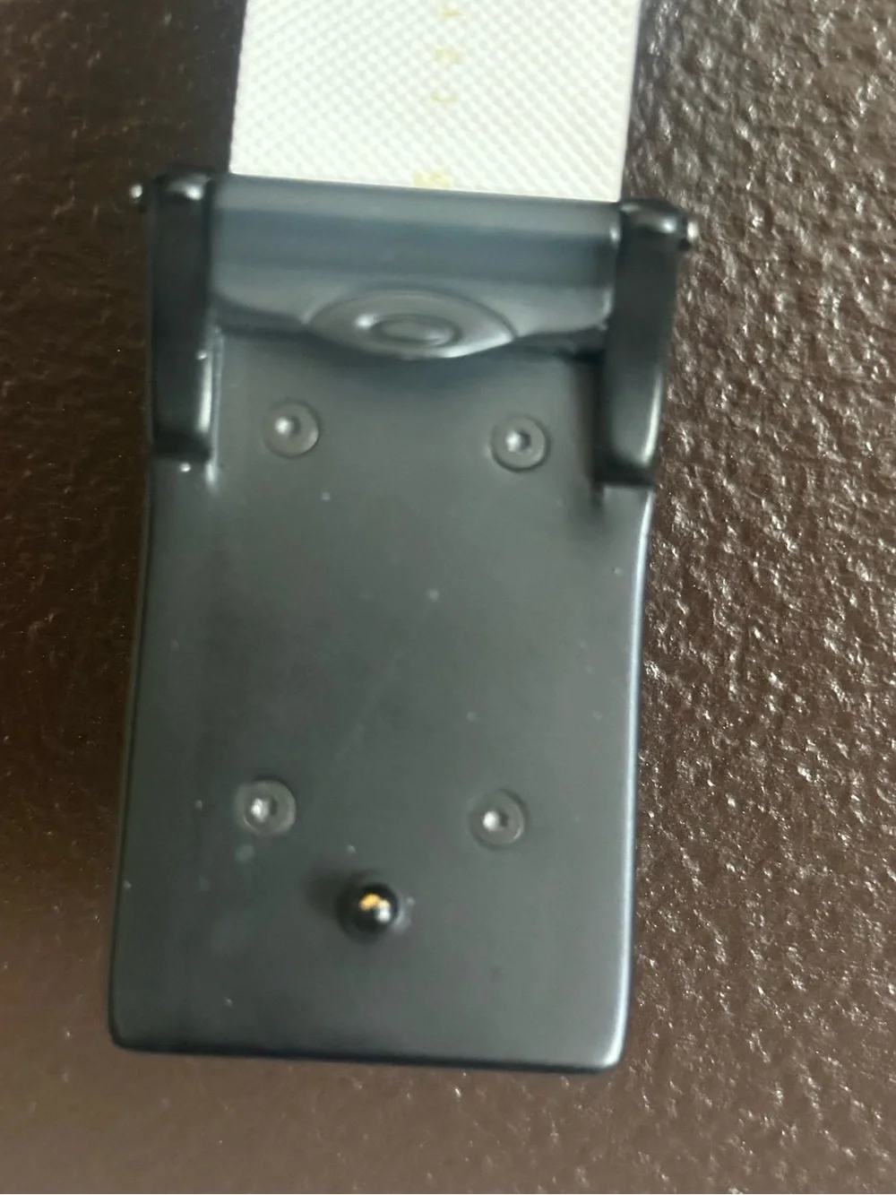 Oakley Belt Buckle with Purple Belt.